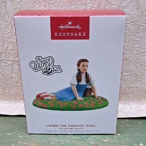 2023 Hallmark Keepsake Ornament Wizard of Oz Under The Poppies Spell Dorothy#039